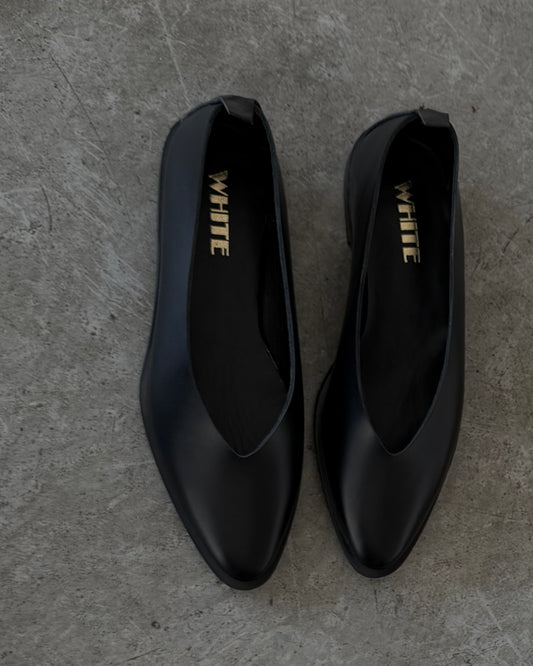 leather flat shoes NooR