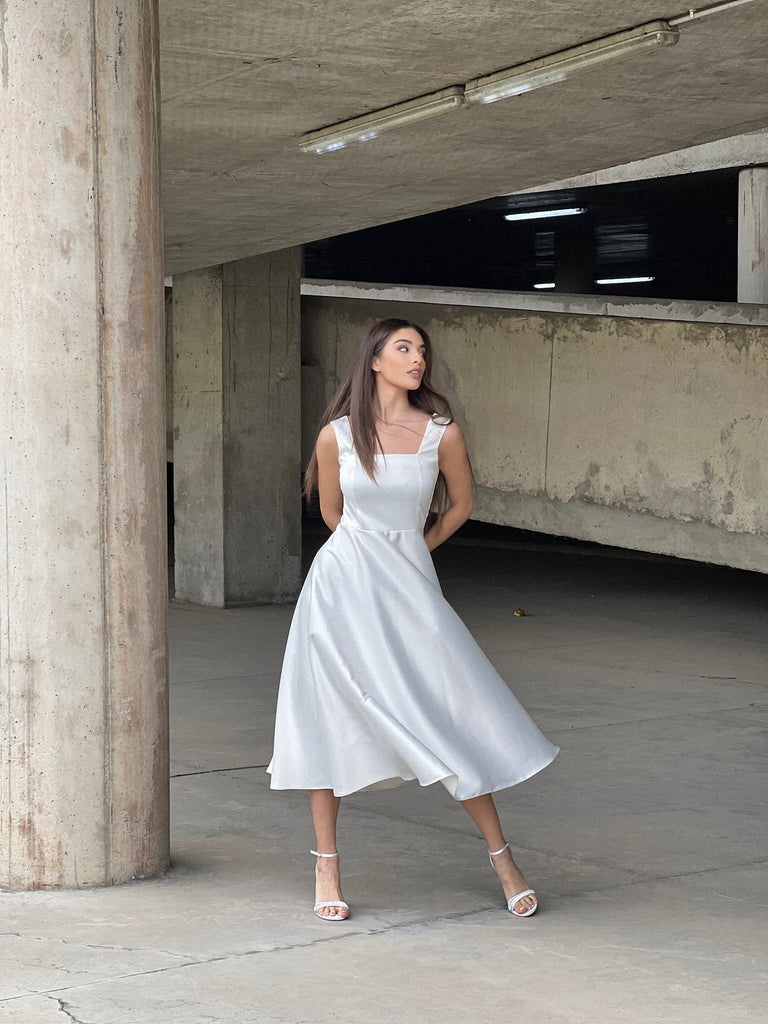 Basic midi dress - White Store Armenia