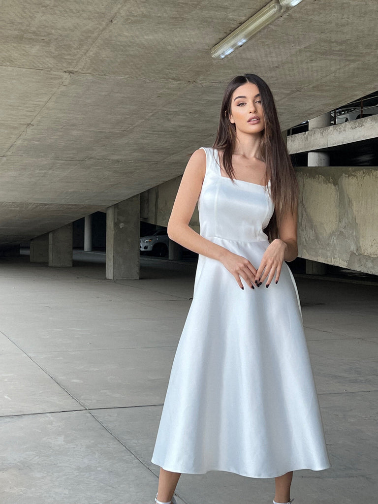 Basic midi dress - White Store Armenia