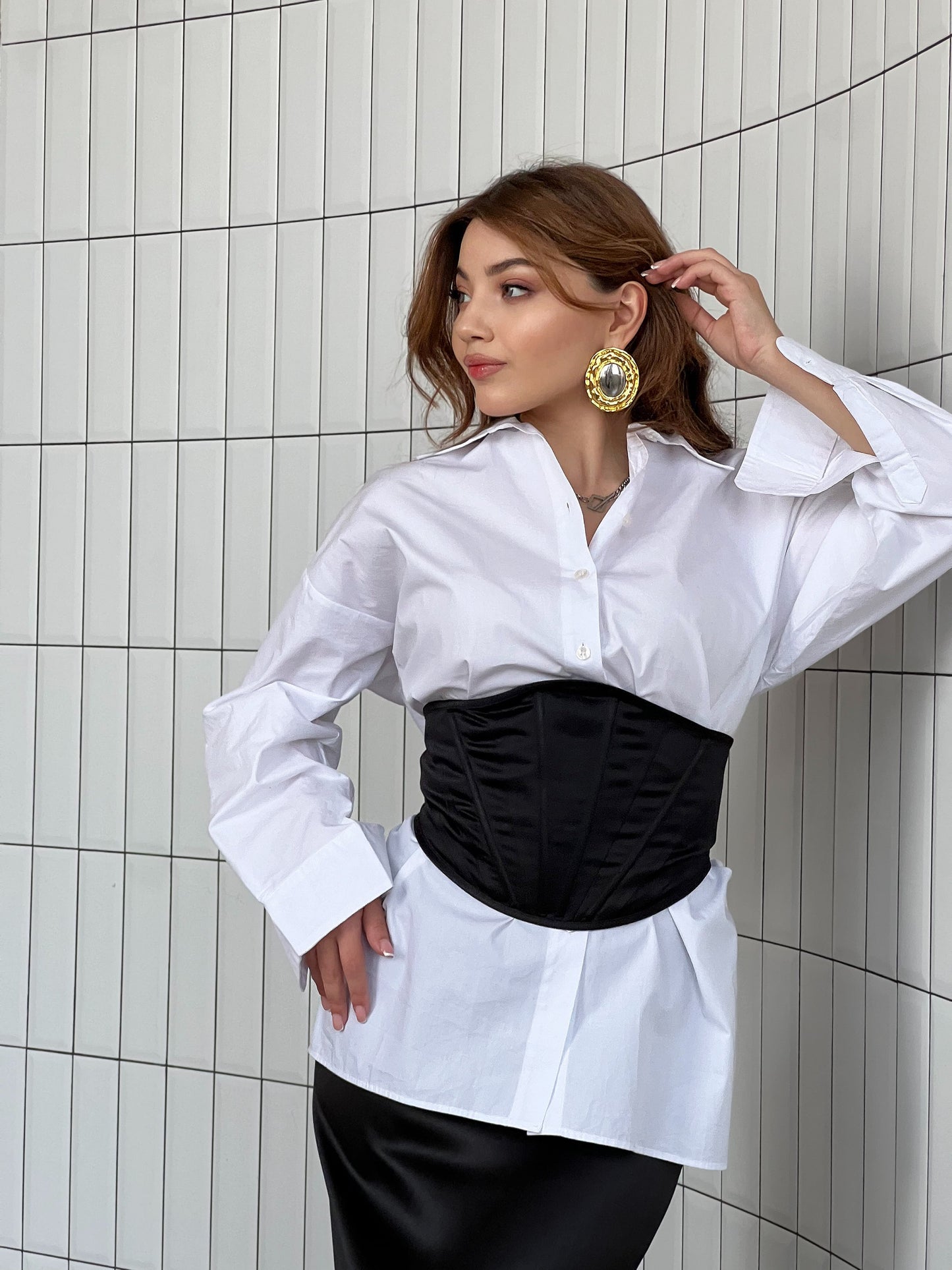 Corset-wide belt - White Store Armenia