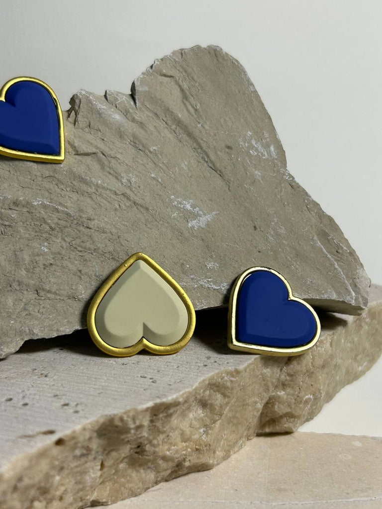 Heart simple earrings - White Store Armenia