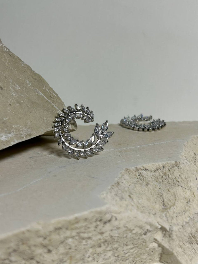 Sparkling earrings - White Store Armenia