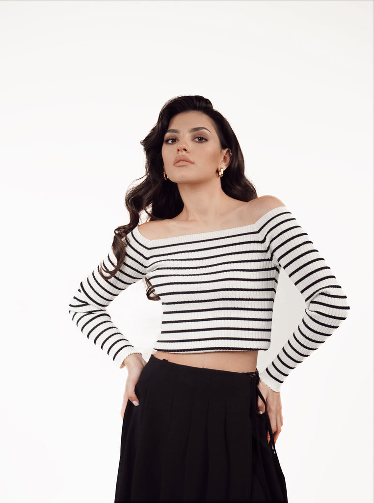 Striped blouse - White Store Armenia