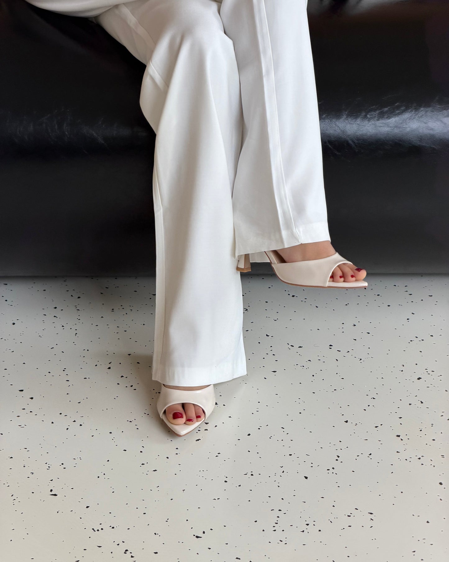 Patent Leather Mule Heels