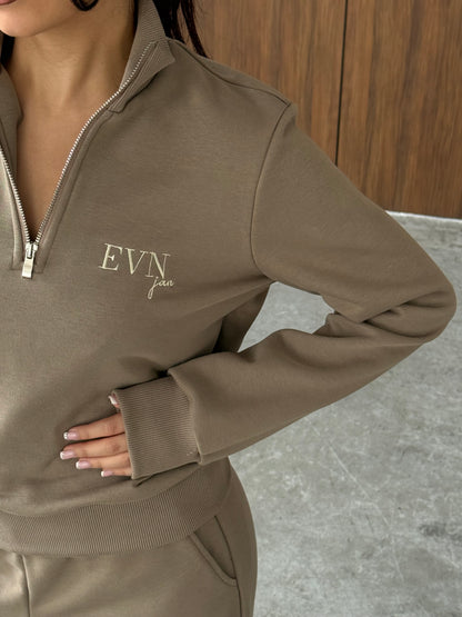 EVN jan sweatshirt half zip