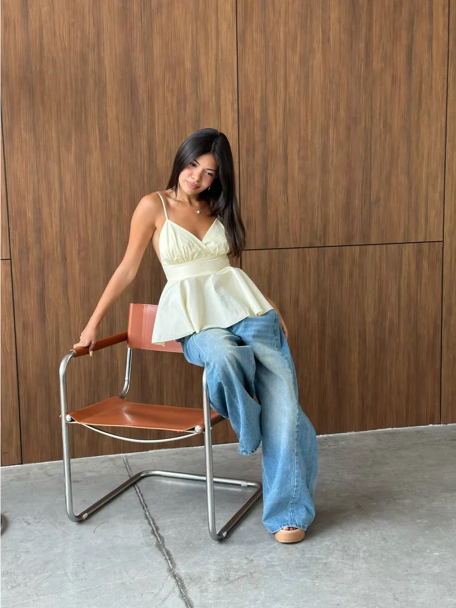 Muse Peplum Camisole Top