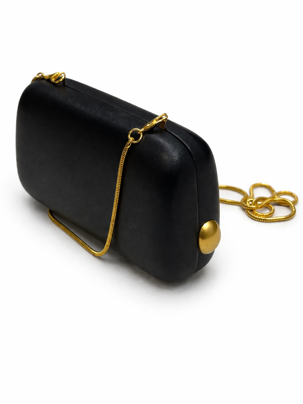 Clutch with Gold Stud Details