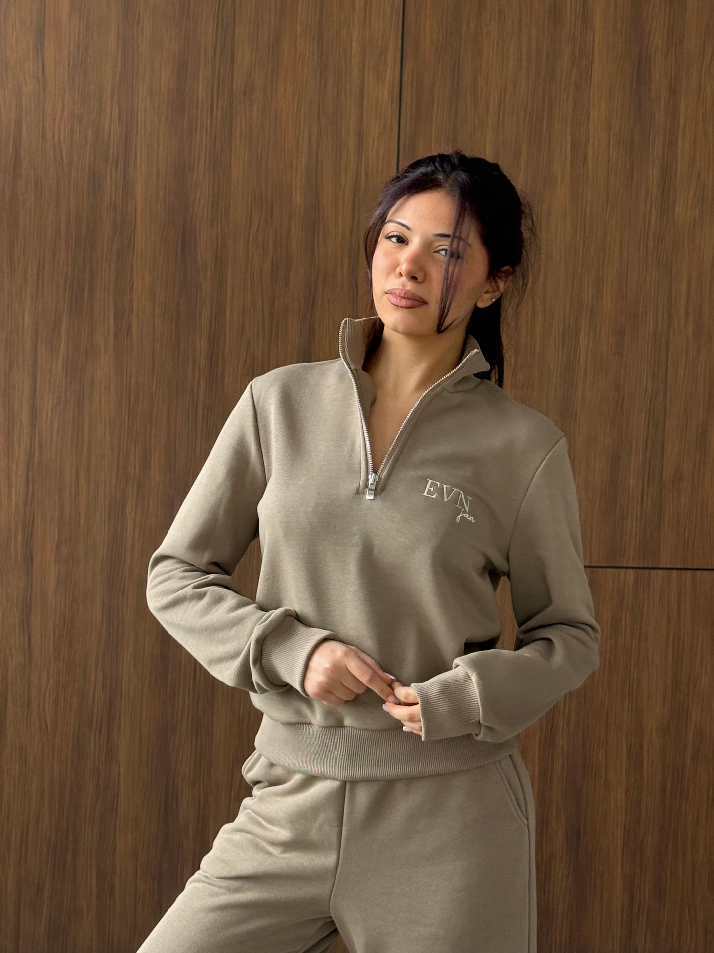 EVN jan sweatshirt half zip