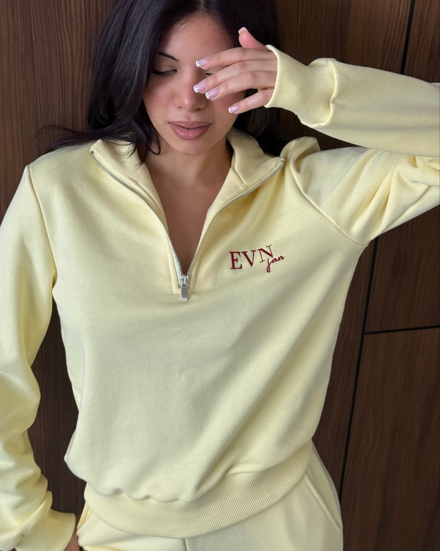 EVN jan sweatshirt half zip