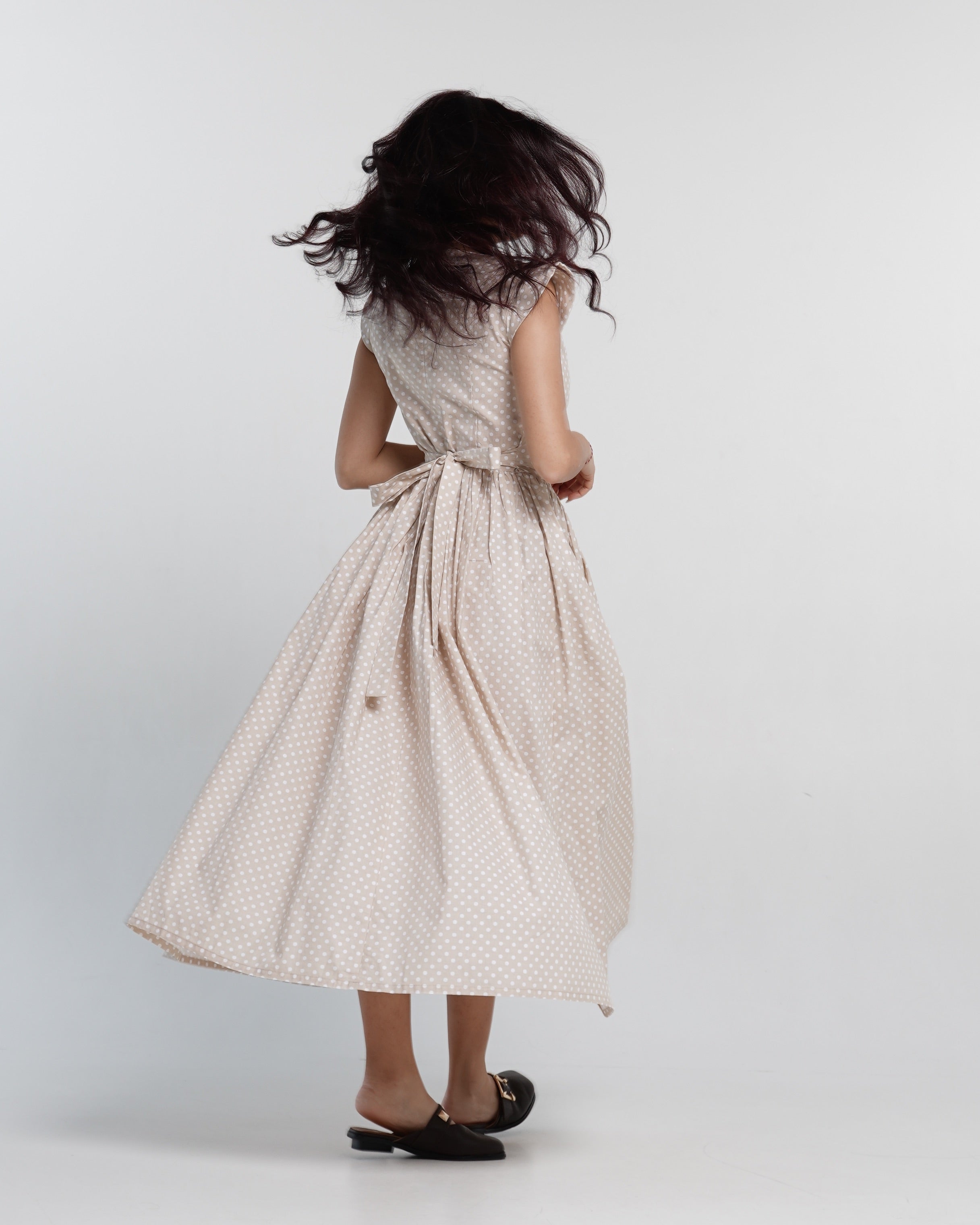 Blush Dottie մինի զգեստ