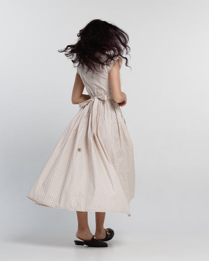 Blush Dottie Midi Dress