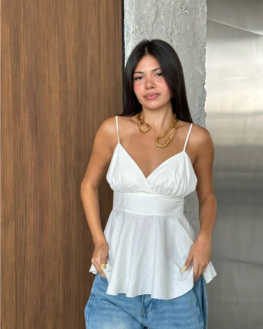 Muse Peplum Camisole Top