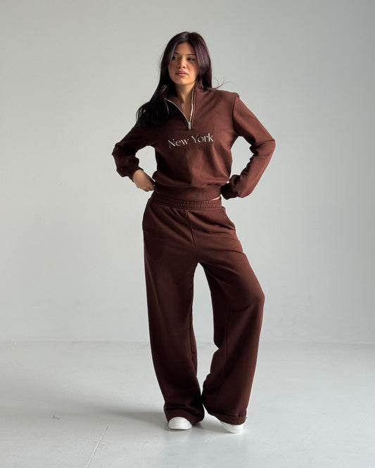 Wide-Leg Lounge Pants