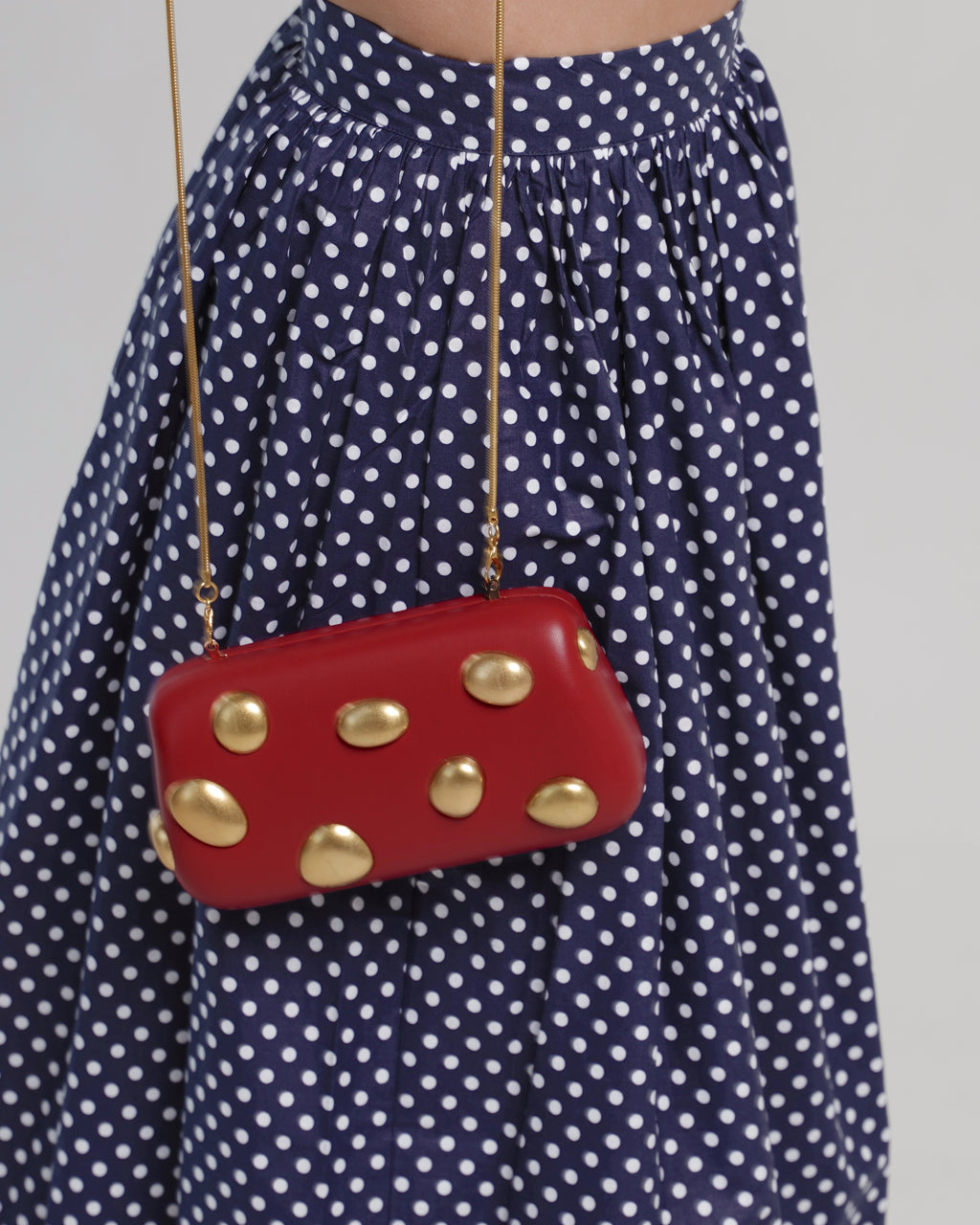 Dolce Polka Dot Maxi Skirt