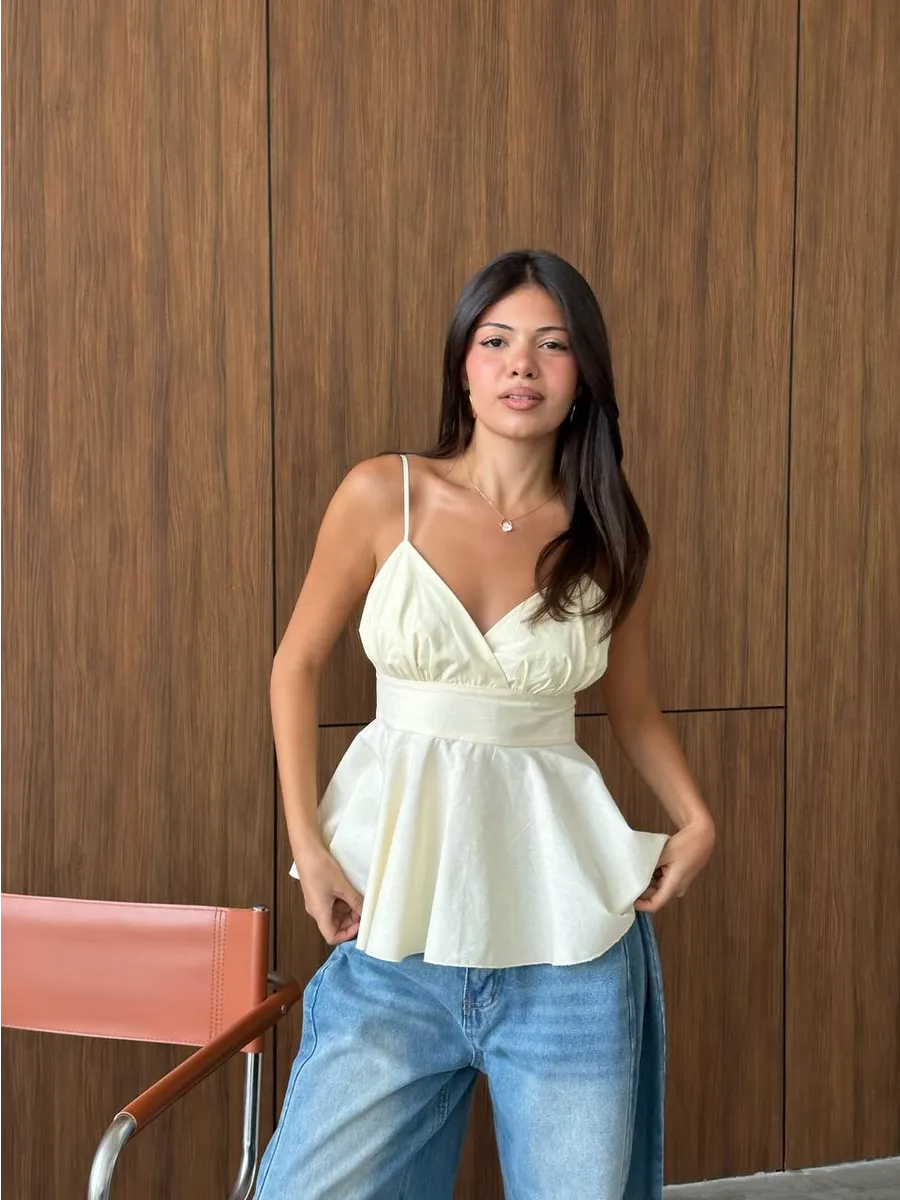 Muse Peplum Camisole Top