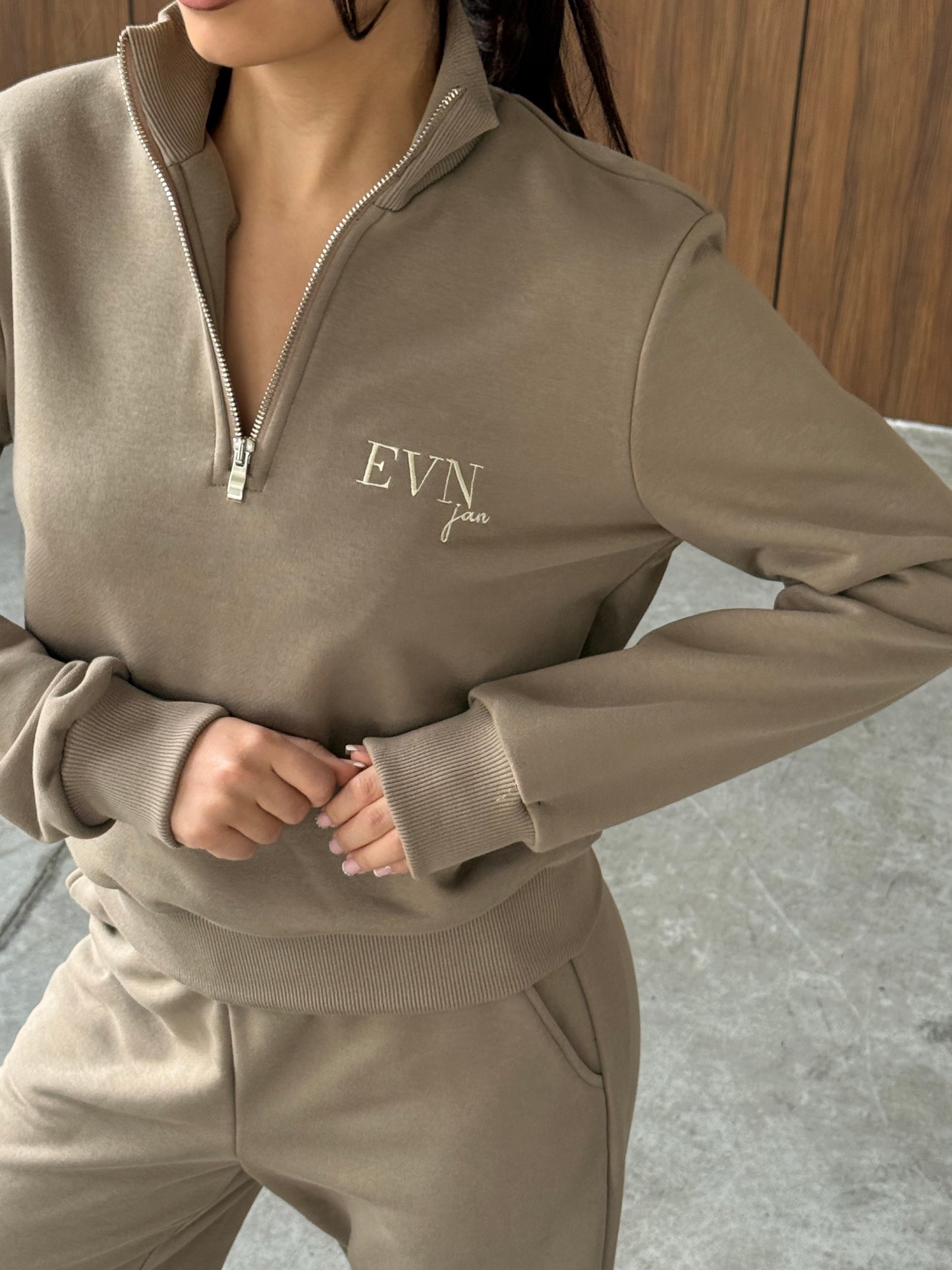 EVN jan sweatshirt half zip