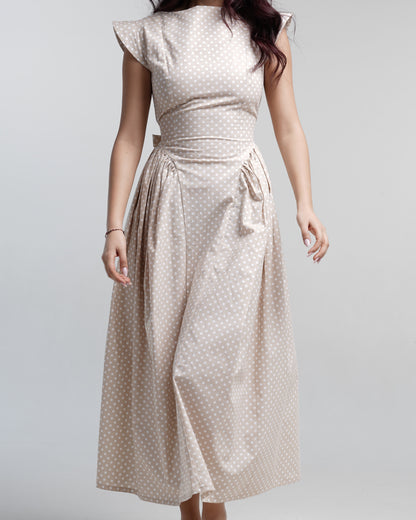 Blush Dottie Midi Dress