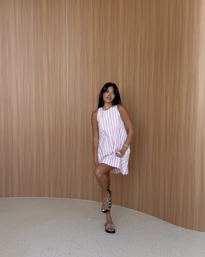 Marina Stripe Swing Dress