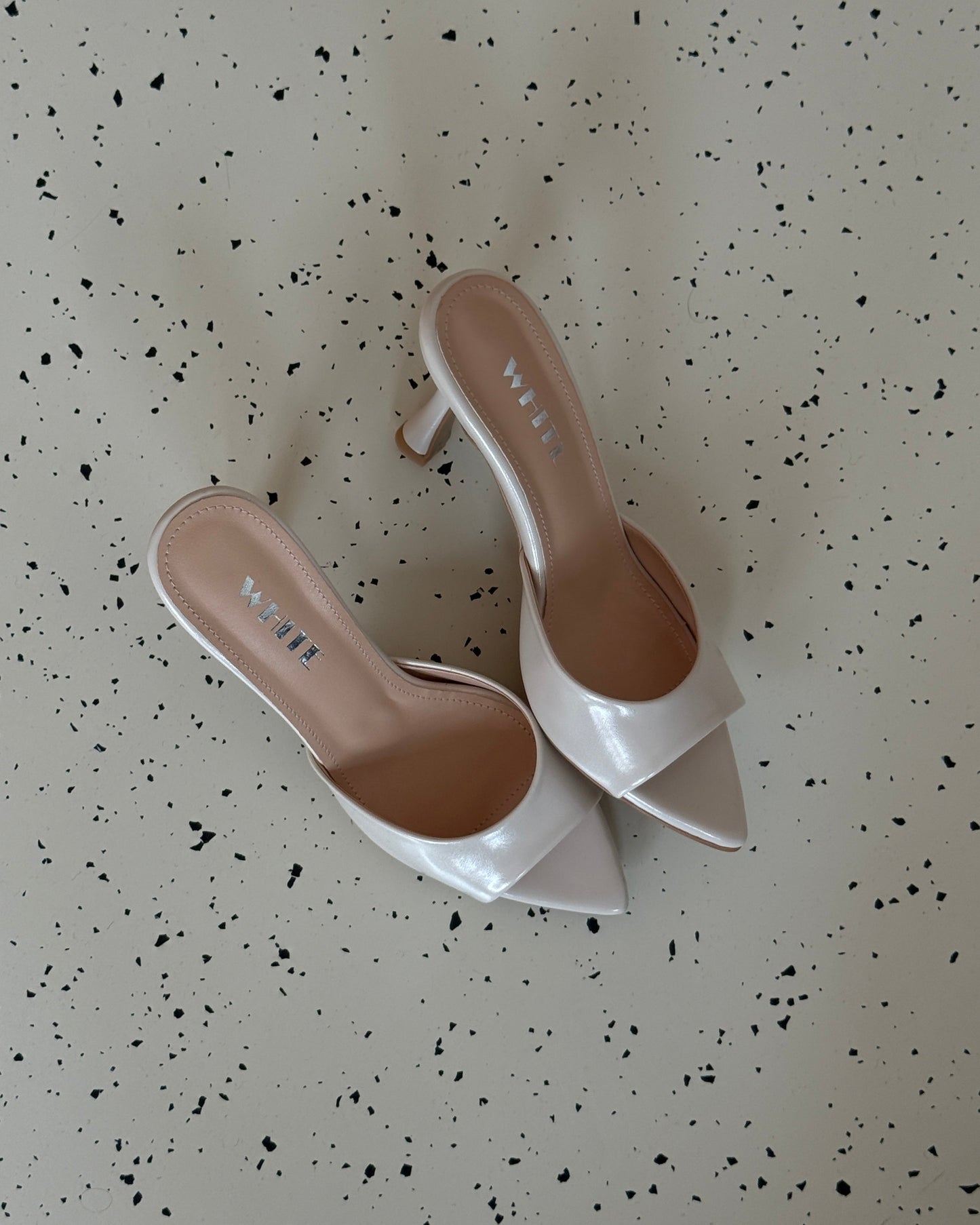 Patent Leather Mule Heels