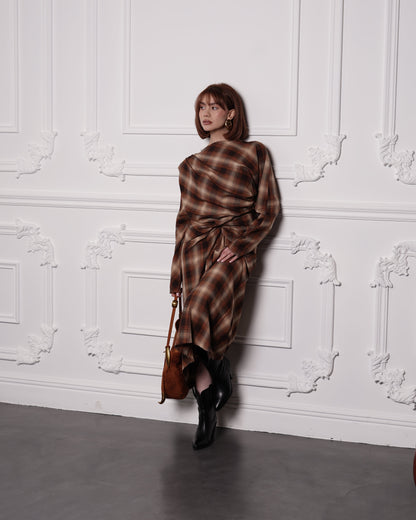 Plaid Maxi Skirt