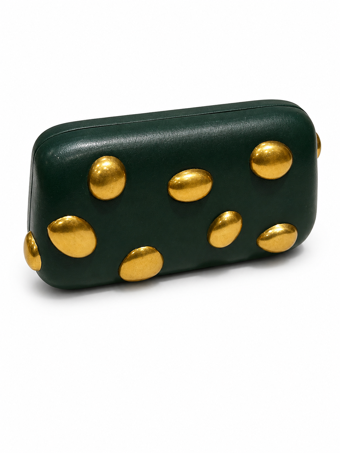 Clutch with Gold Stud Details