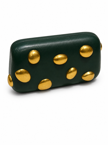 Clutch with Gold Stud Details