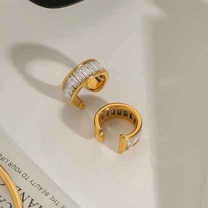 white ear cuff