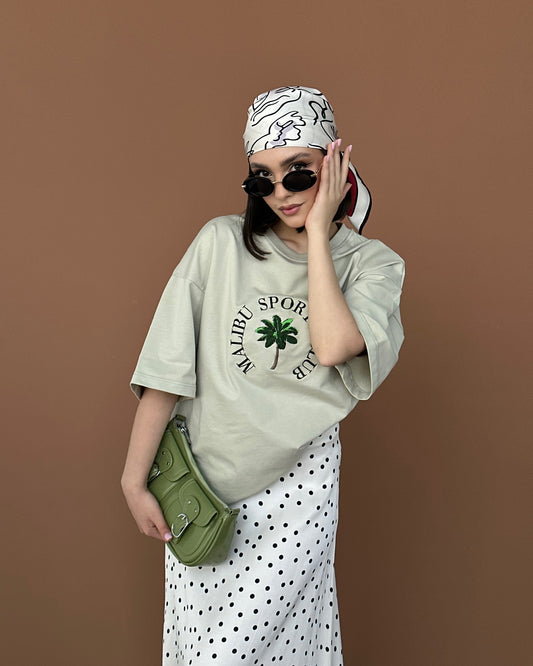 Malibu Sport Club Oversized Tee