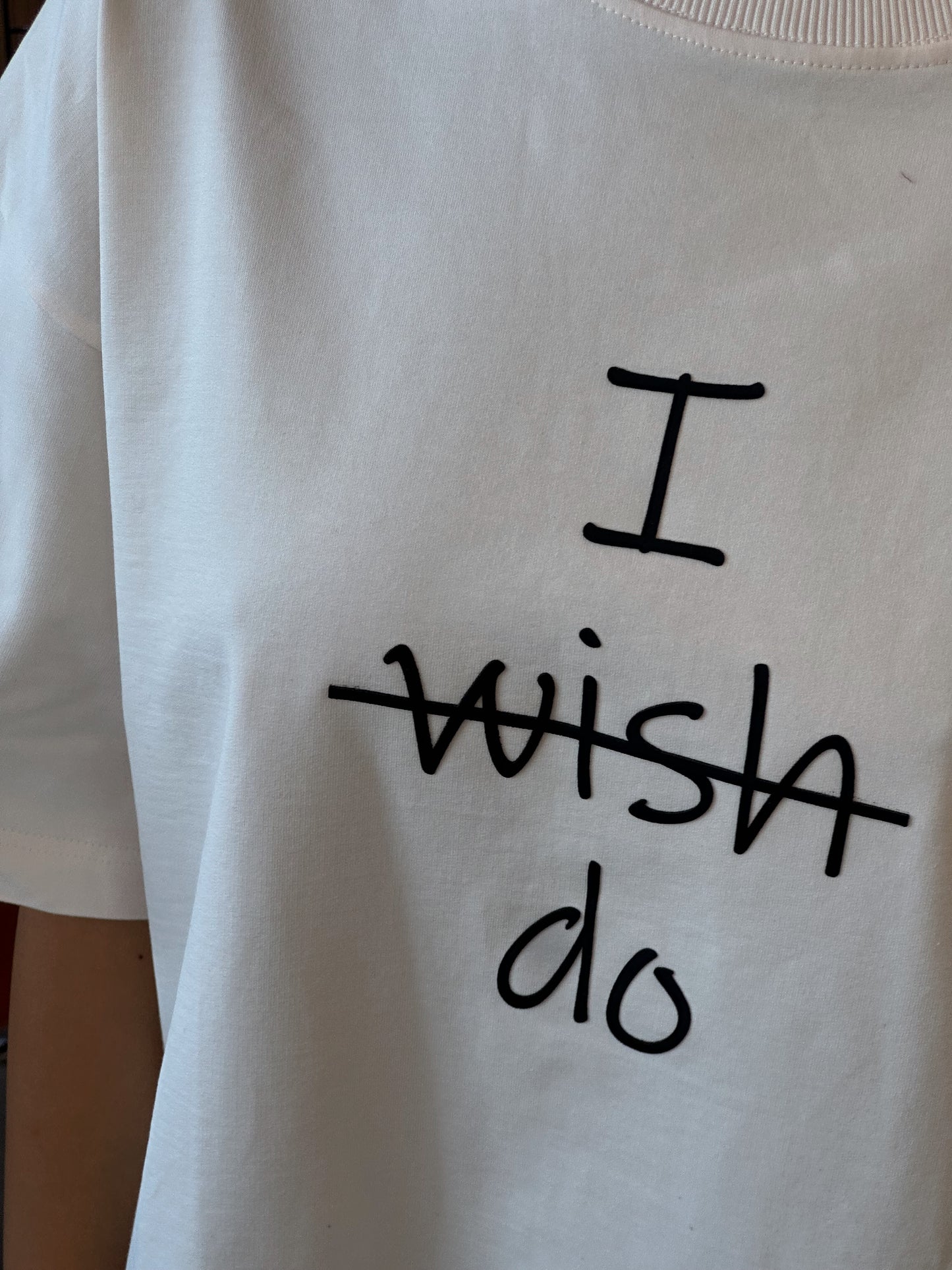 Oversized Cotton I WISH DO