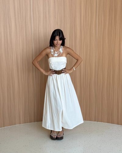 Ivory Serenity Strapless Dress