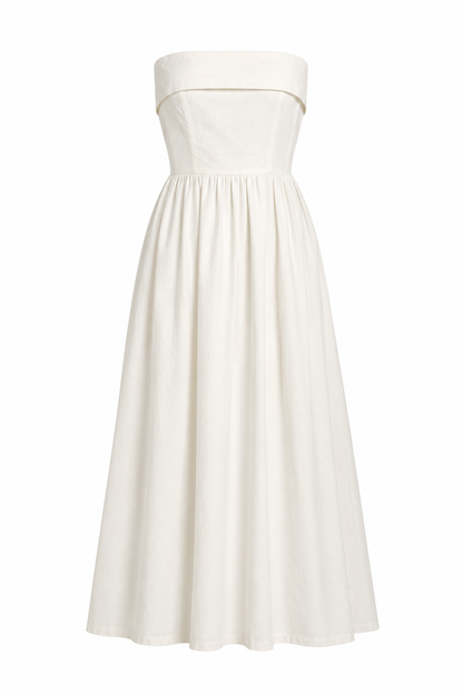Ivory Serenity Strapless Dress