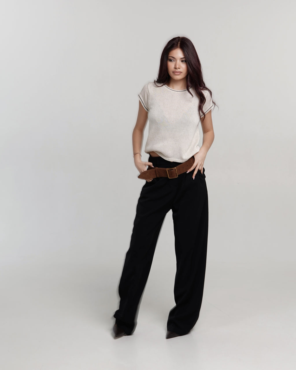 Monroe Knit Tee