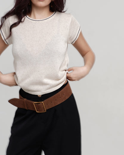 Monroe Knit Tee