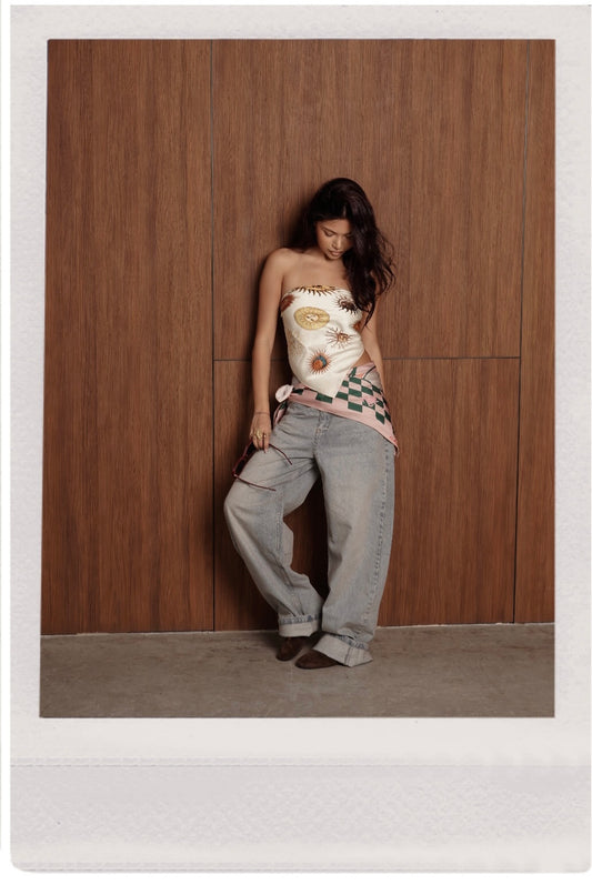 Solar Muse Silk Scarf