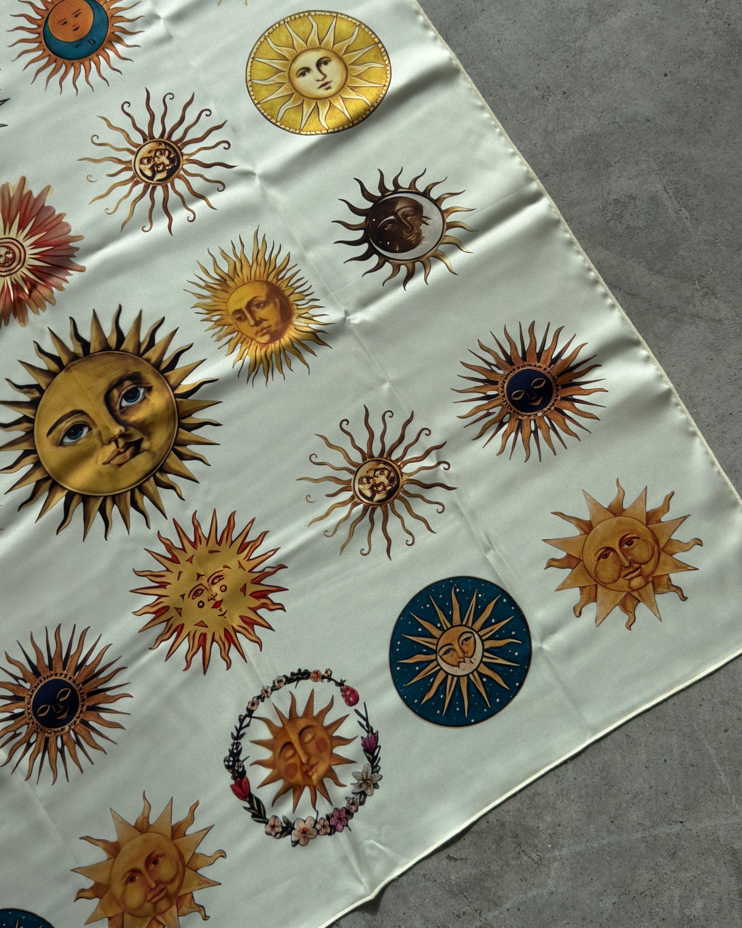Solar Muse Silk Scarf