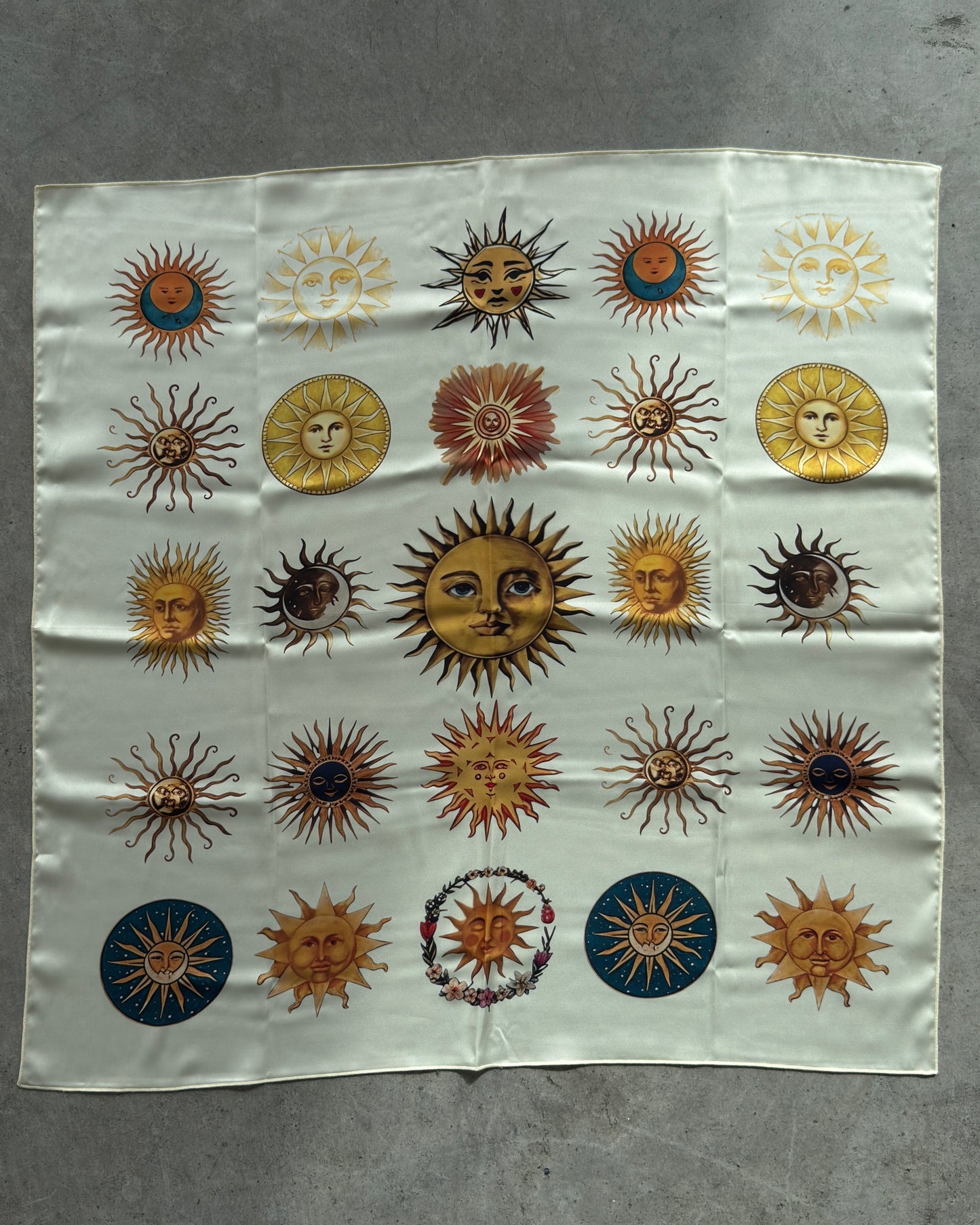 Solar Muse Silk Scarf