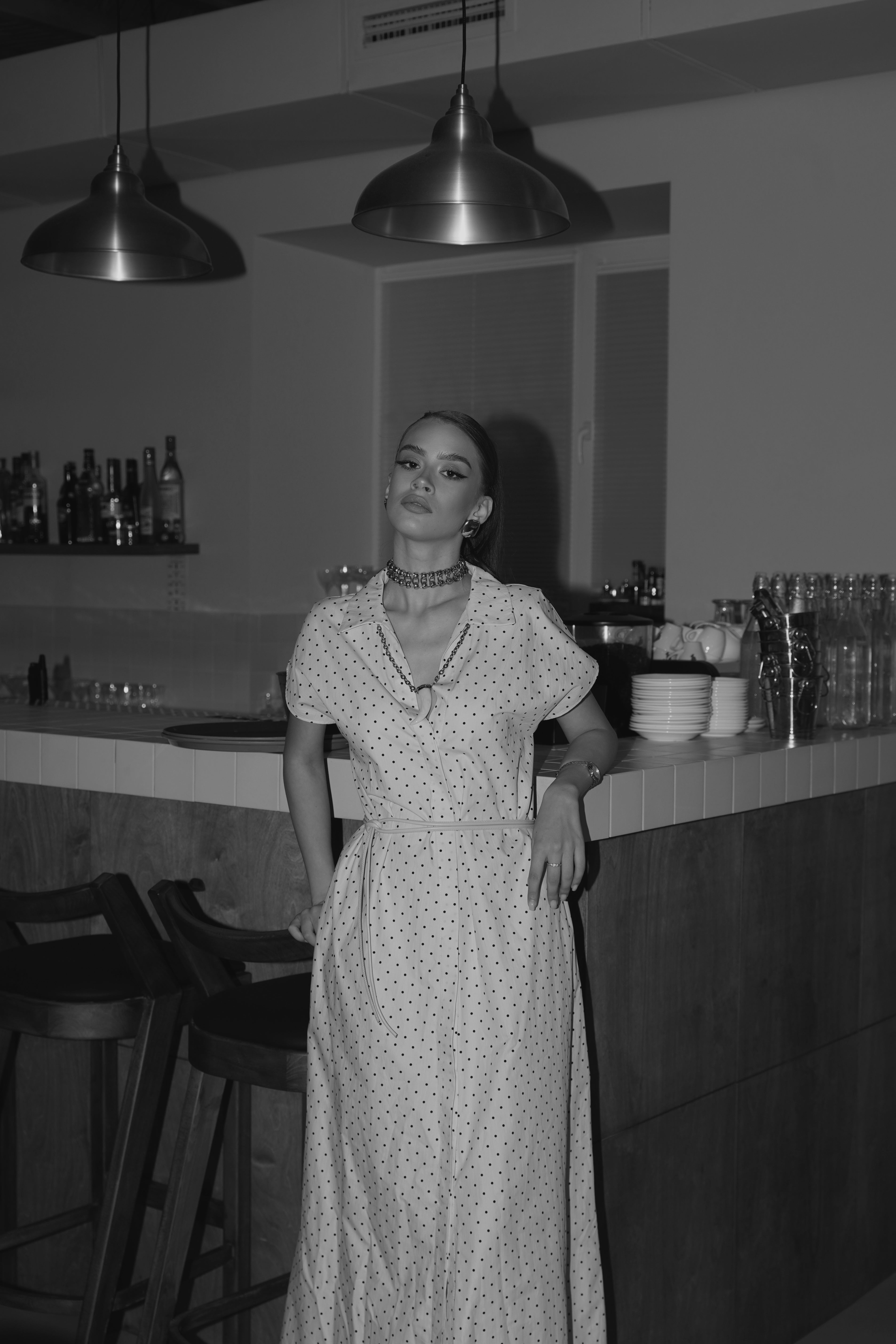 DOTS BEIGE DRESS