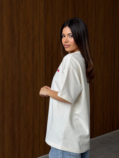 Oversized Cotton T-Shirt PLANETS