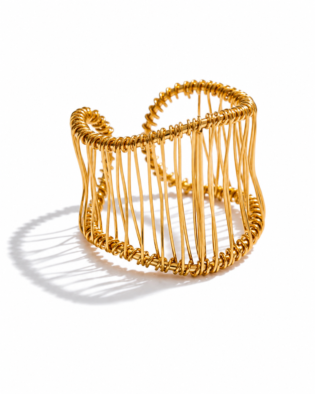 Aurelia Sculpted Wire Statement Ring