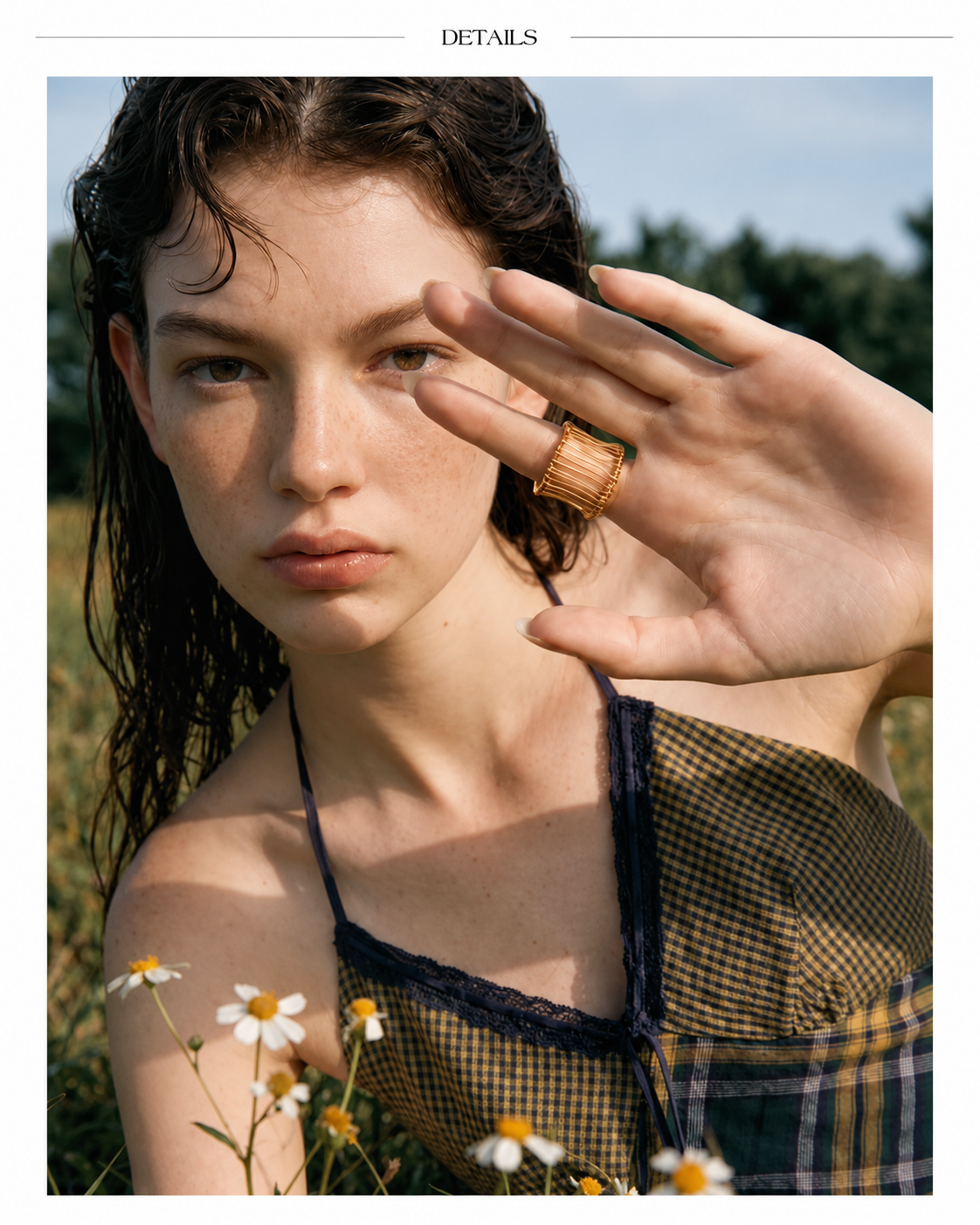 Aurelia Sculpted Wire Statement Ring