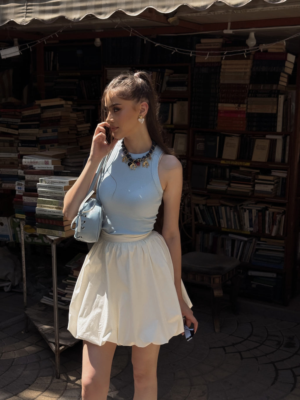 Balloon Mini Skirt
