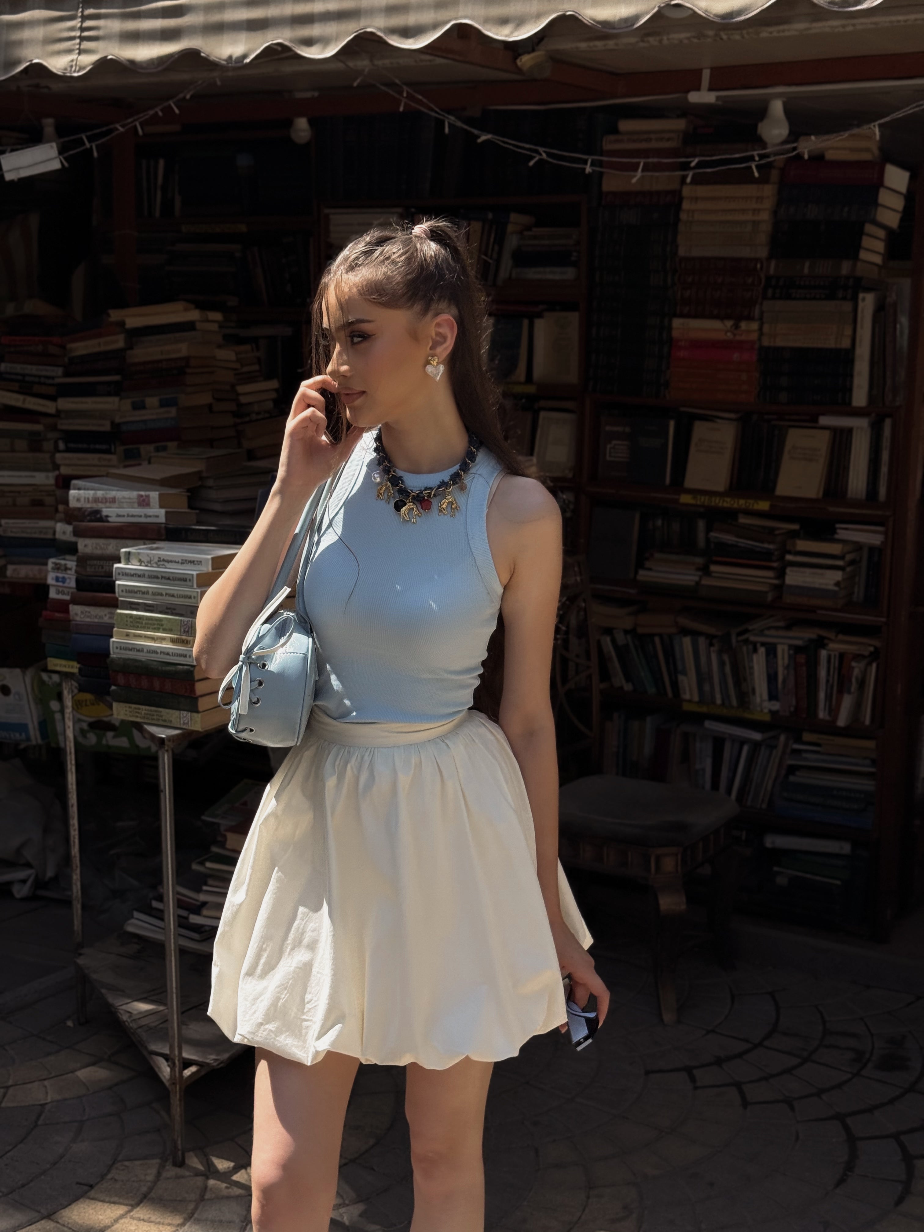 Balloon Mini Skirt