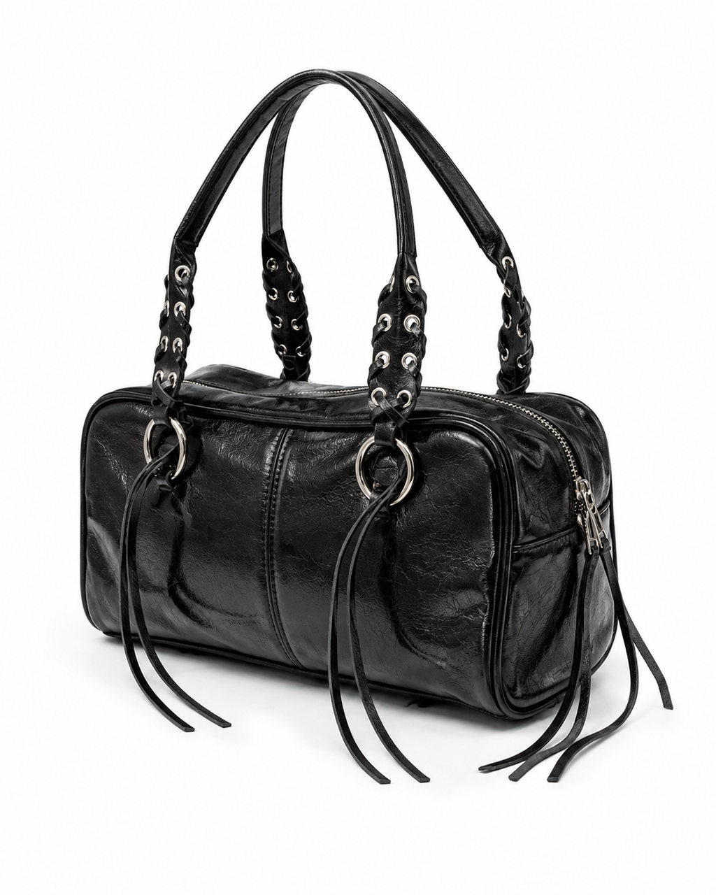 Riviera Lace-Up Bowling Bag
