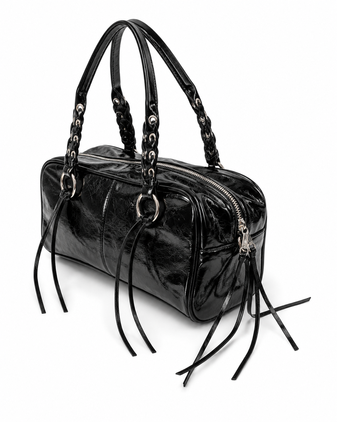 Riviera Lace-Up Bowling Bag