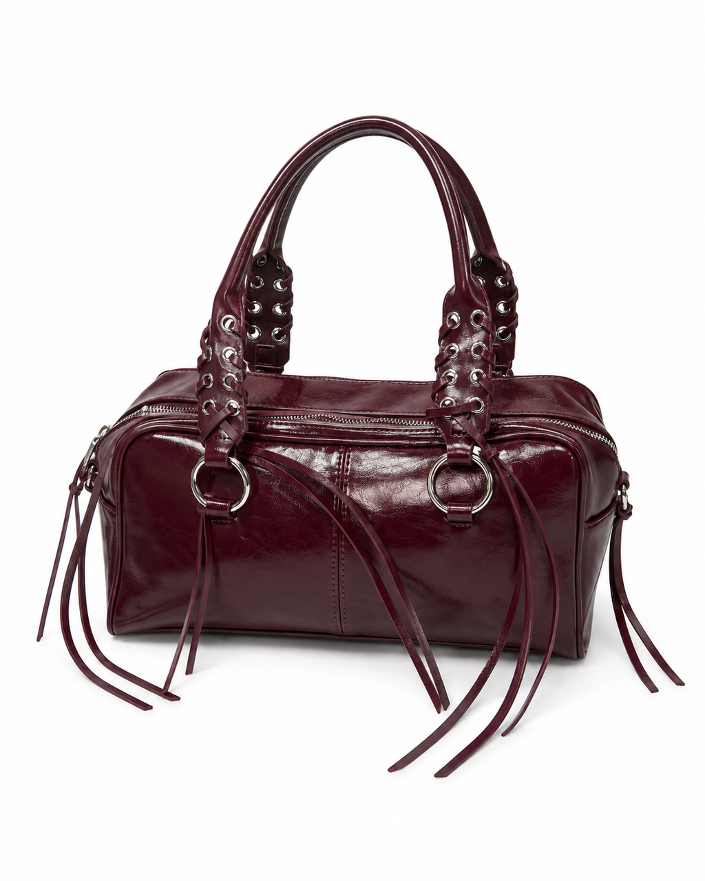 Riviera Lace-Up Bowling Bag