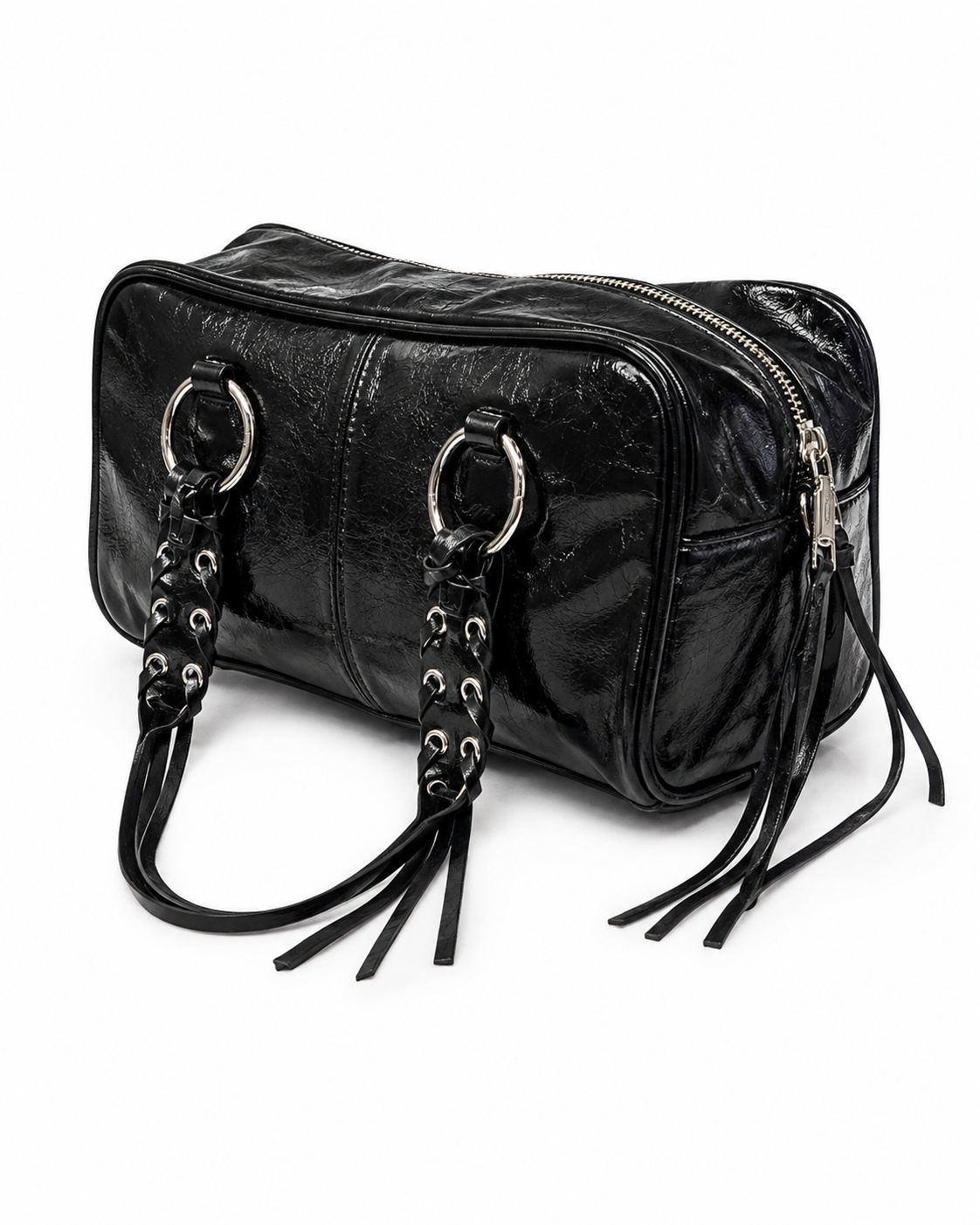 Riviera Lace-Up Bowling Bag