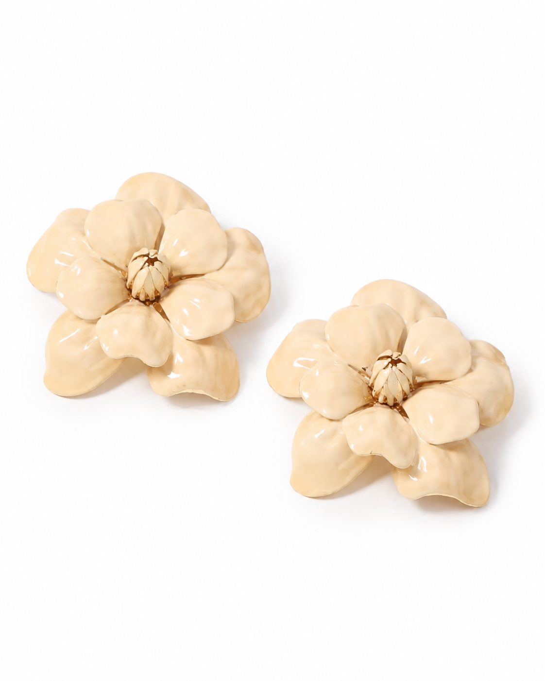 Sculptural Bloom Statement Earrings