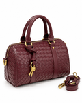 Woven Barrel Handbag