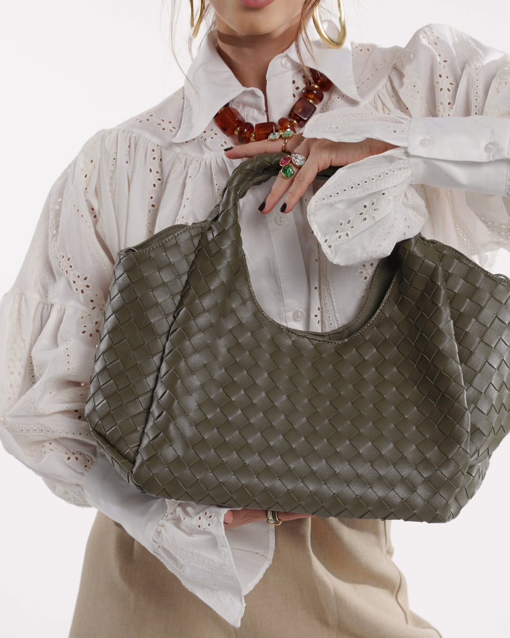 Woven Soft Tote Bag