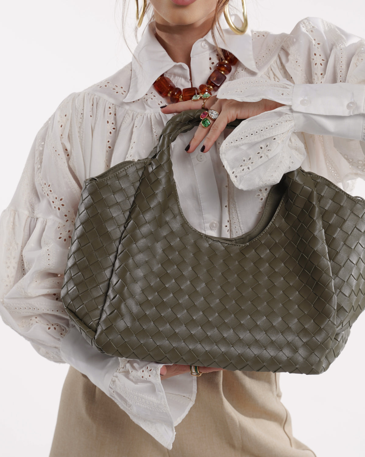 Woven Soft Tote Bag